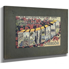 Oregon Portland — Stretched Canvas Print | Bella Frye