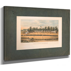 Belger Barracks Baltimore Md 1863 — Stretched Canvas Print | Bella Frye