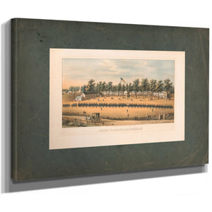 Belger Barracks Baltimore Md 1863 — Stretched Canvas Print | Bella Frye