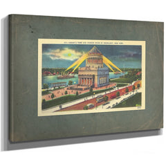 The Generals Eternal Vigil Riverside Mausoleum Nocturne — Stretched Canvas Print | Bella Frye