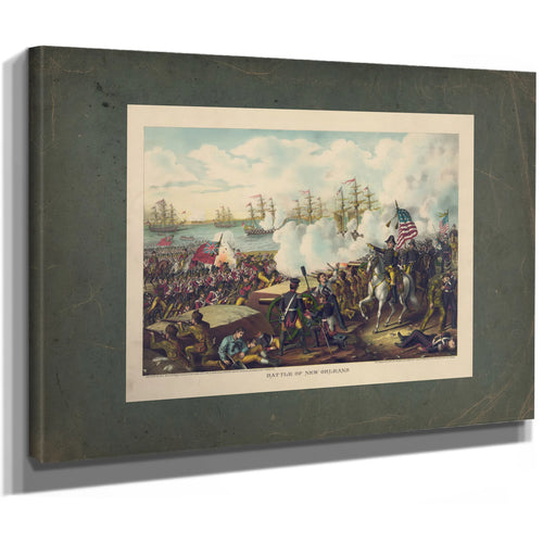 Battle of New Orleans 189 — Stretched Canvas Print | Bella Frye