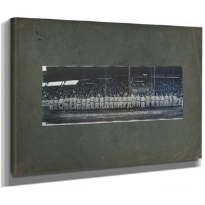 Babe Ruth and the New York Yankees E O Goldbeck San Antonio Texas March 31 — Stretched Canvas Print | Bella Frye