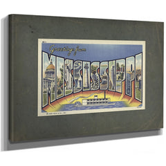 Mississippi — Stretched Canvas Print | Bella Frye