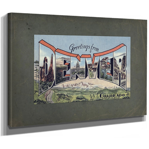 Colorado Denver — Stretched Canvas Print | Bella Frye