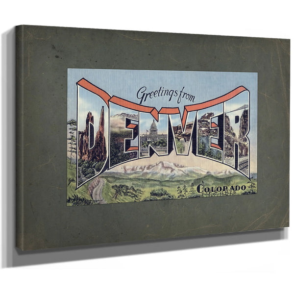 Colorado Denver — Stretched Canvas Print | Bella Frye