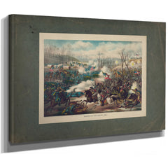 Battle of Pea Ridge Arkansas 1889 — Stretched Canvas Print | Bella Frye
