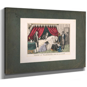 Death of Washington Dec 14 Ad 1799 1846 — Stretched Canvas Print | Bella Frye