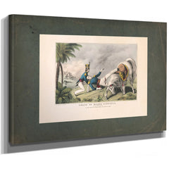 Death of Major Ringgold of the Flying Artillery 1846 — Stretched Canvas Print | Bella Frye