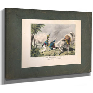 Death of Major Ringgold of the Flying Artillery 1846 — Stretched Canvas Print | Bella Frye