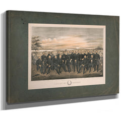 Lee and His Generals 194 — Stretched Canvas Print | Bella Frye