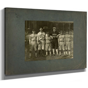 Babe Ruth Lou Gehrig 1927 Barnstorming Tour 423f32 — Stretched Canvas Print | Bella Frye