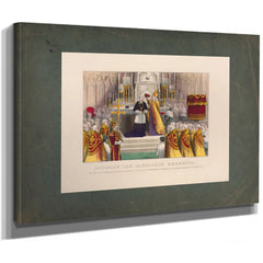 Imposing the Cardinals Berretta Upon His Grace Archbishop Mccloskey of New Y — Stretched Canvas Print | Bella Frye