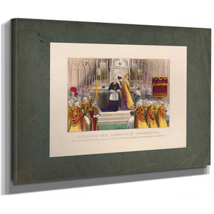 Imposing the Cardinals Berretta Upon His Grace Archbishop Mccloskey of New Y — Stretched Canvas Print | Bella Frye