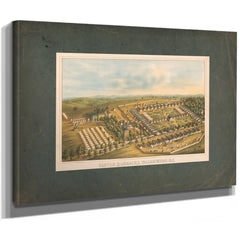 Carver Barracks Washington Dc 1864 — Stretched Canvas Print | Bella Frye