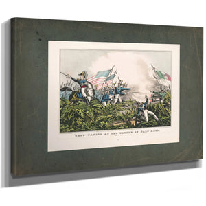General Taylor at the Battle of Palo Alto May 8th 1846 1846 — Stretched Canvas Print | Bella Frye