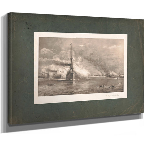Battle of Manila Bay 1898 — Stretched Canvas Print | Bella Frye