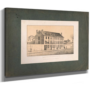 Castle Thunder Richmond Va 19th Century — Stretched Canvas Print | Bella Frye