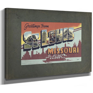 Missouri St Louis — Stretched Canvas Print | Bella Frye