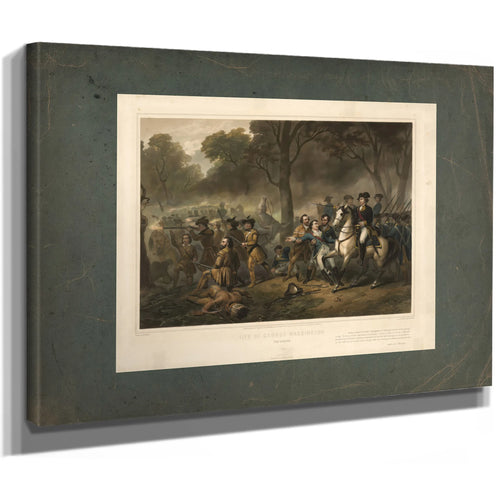 Life of George Washingtonthe Soldier 1854 — Stretched Canvas Print | Bella Frye