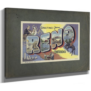 Nevada Reno — Stretched Canvas Print | Bella Frye