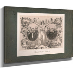 Honor to the Brave 1865 — Stretched Canvas Print | Bella Frye