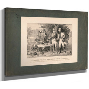 General Francis Marion of South Carolina 1876 — Stretched Canvas Print | Bella Frye