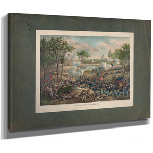 Battle of Cold Harbor 1888 — Stretched Canvas Print | Bella Frye