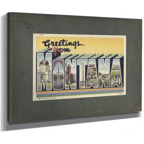 Montana — Stretched Canvas Print | Bella Frye