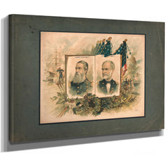 Heroes of the War 1891 — Stretched Canvas Print | Bella Frye