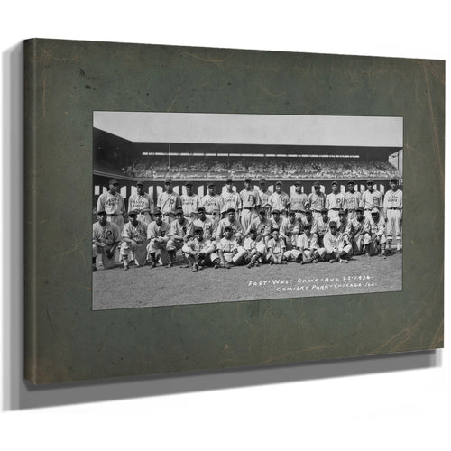 Negro League All Star Game 351e5 2 — Stretched Canvas Print | Bella Frye