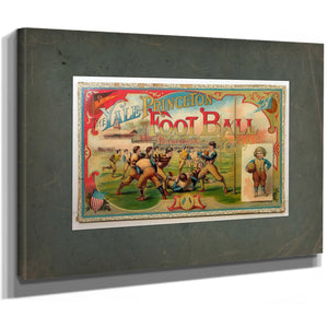 Yale Princeton Game Illustrated 6f631 — Stretched Canvas Print | Bella Frye
