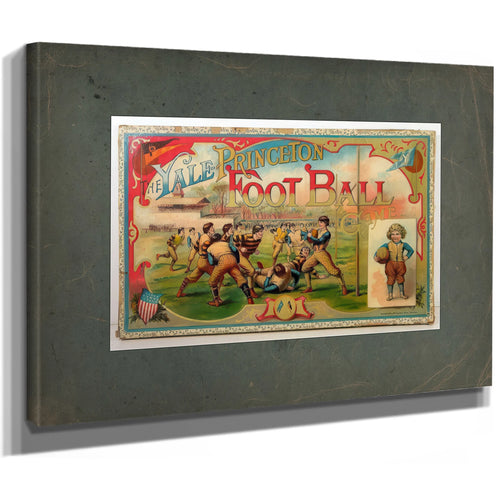 Yale Princeton Game Illustrated 6f631 — Stretched Canvas Print | Bella Frye