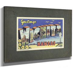 Kansas Wichita — Stretched Canvas Print | Bella Frye
