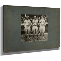 Boston Red Sox Golden Outfield — Stretched Canvas Print | Bella Frye