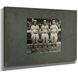 Boston Red Sox Golden Outfield — Stretched Canvas Print | Bella Frye