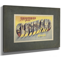Ohio Cleveland — Stretched Canvas Print | Bella Frye