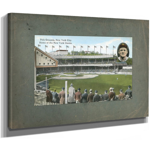 The Cathedral of American Pastime Polo Grounds Relic Print — Stretched Canvas Print | Bella Frye