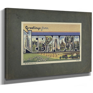 Nebraska — Stretched Canvas Print | Bella Frye