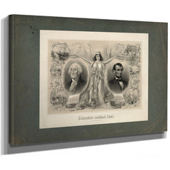 Columbias Noblest Sons 1865 — Stretched Canvas Print | Bella Frye