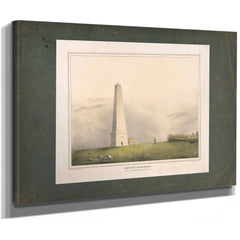 Groton Monument 19th Century — Stretched Canvas Print | Bella Frye