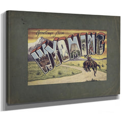 Wyoming — Stretched Canvas Print | Bella Frye