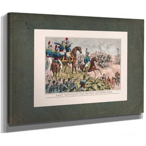 General Taylor at the Battle of Buena Vista 1847 — Stretched Canvas Print | Bella Frye