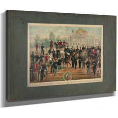 in Honor of the Mass Vol Militia and Its Commanders and the One Hundredth Ye — Stretched Canvas Print | Bella Frye