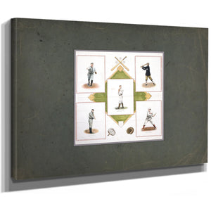 Souvenir Square Usa 1912 — Stretched Canvas Print | Bella Frye