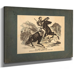 Col John C Fremont Republican Candidate for the President of the United Stat — Stretched Canvas Print | Bella Frye