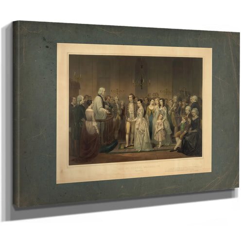 Life of George Washingtonthe Citizen 1854 — Stretched Canvas Print | Bella Frye