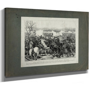 Battle of Pittsburgh Tenn April 7th 1862 1862 — Stretched Canvas Print | Bella Frye