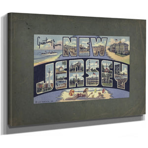 New Jersey — Stretched Canvas Print | Bella Frye