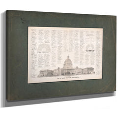55th or Spanish American War Congress 1899 — Stretched Canvas Print | Bella Frye