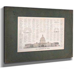 55th or Spanish American War Congress 1899 — Stretched Canvas Print | Bella Frye